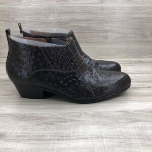 Giorgio Brutini Ankle Boots Mens 10.5 Brown Leather Slip On Dress Shoes